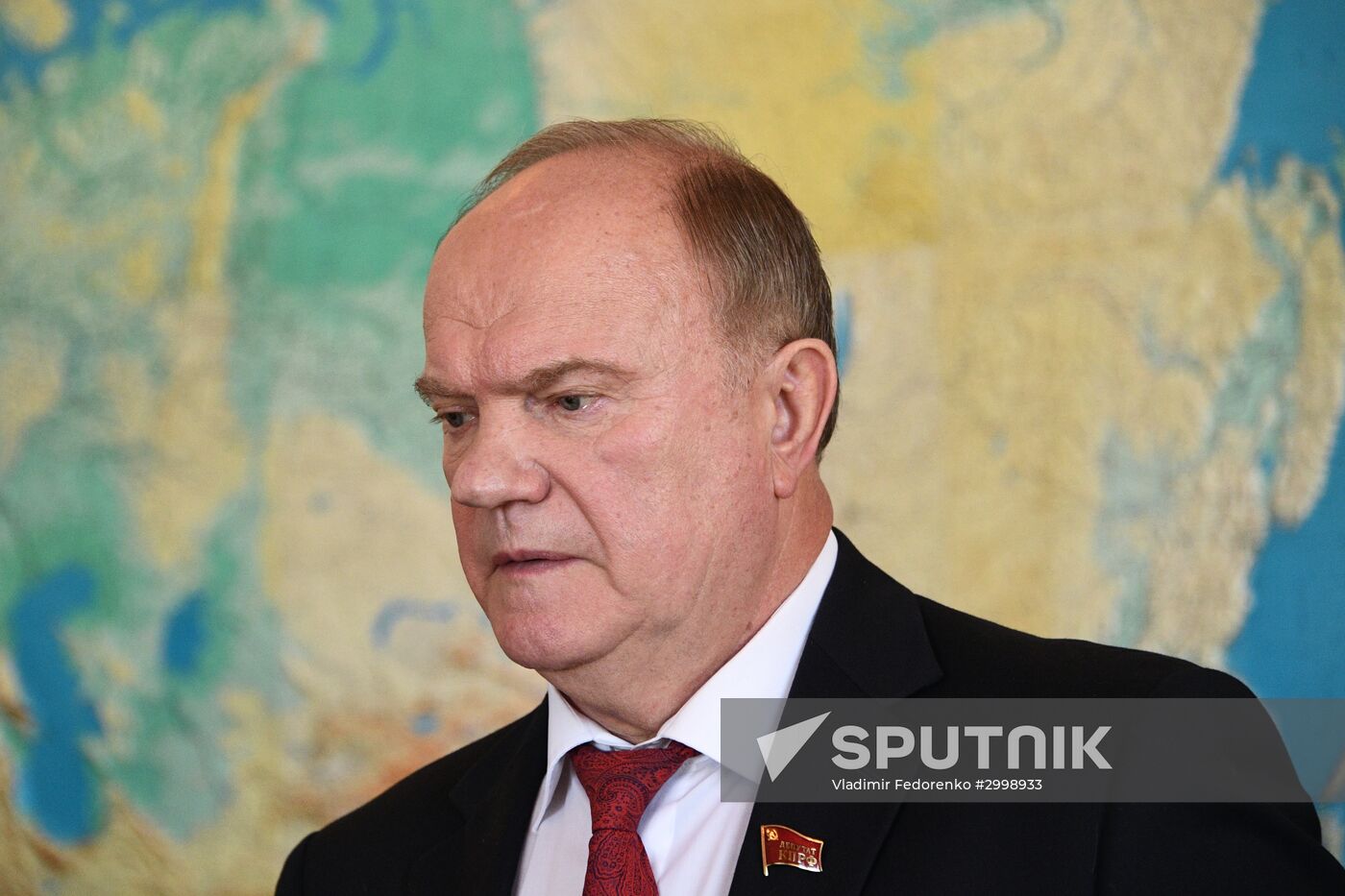 Communist parliamentary party leader Gennady Zyuganov