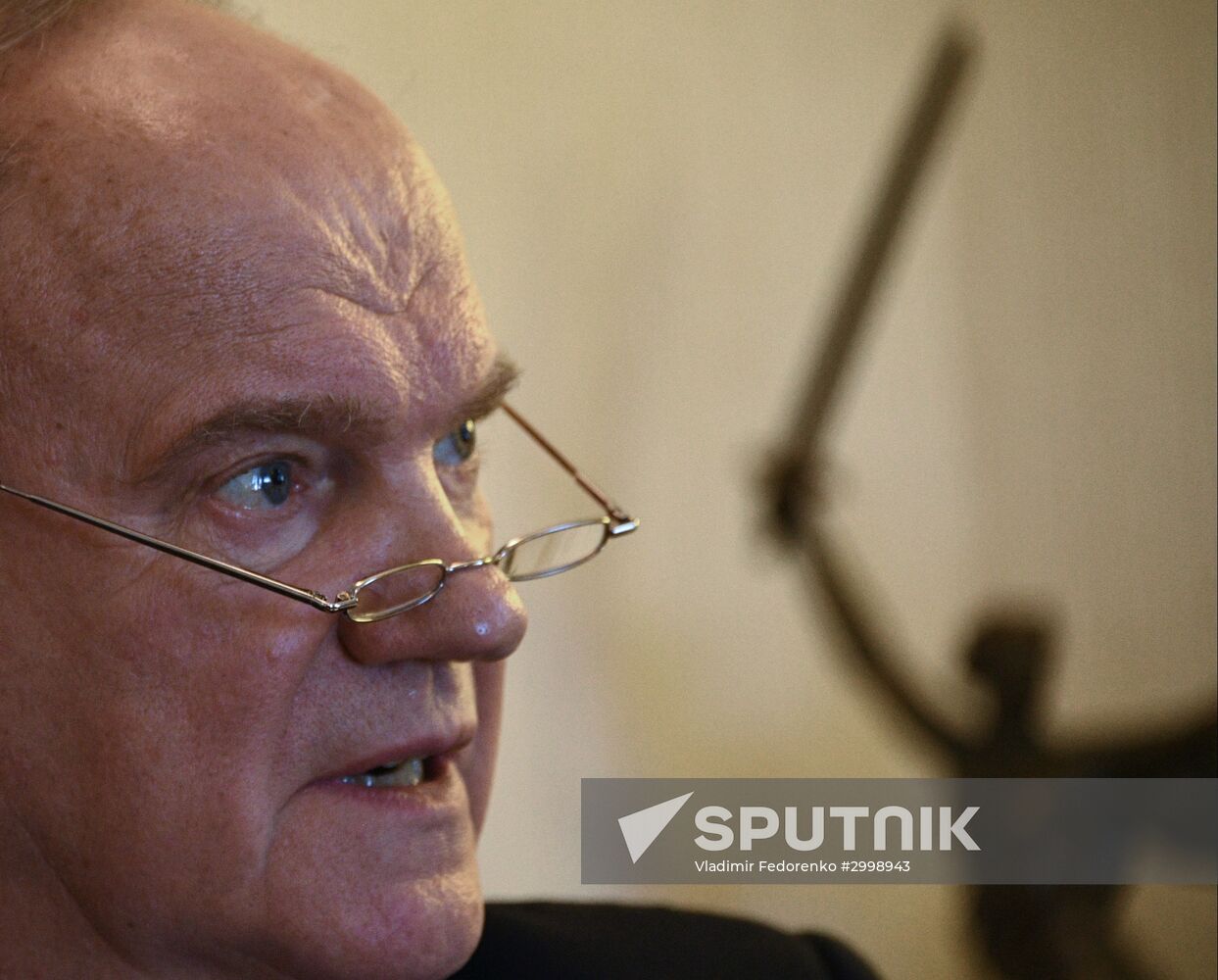 Communist parliamentary party leader Gennady Zyuganov
