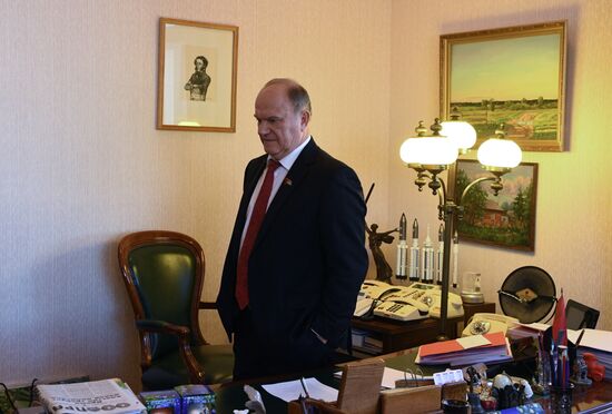Communist parliamentary party leader Gennady Zyuganov