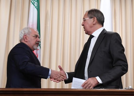 News conference by foreign ministers of Russia, Iran and Turkey