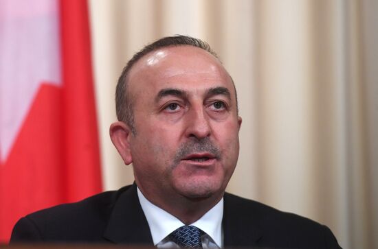 News conference by foreign ministers of Russia, Iran and Turkey