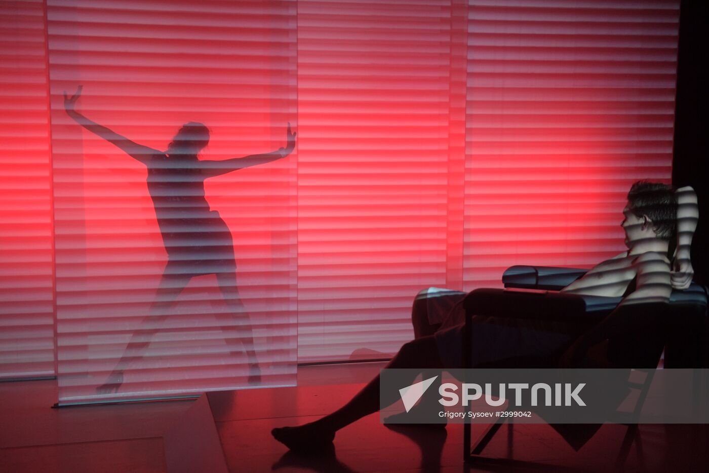 Rehearsal of play "The Mechanics of Love"