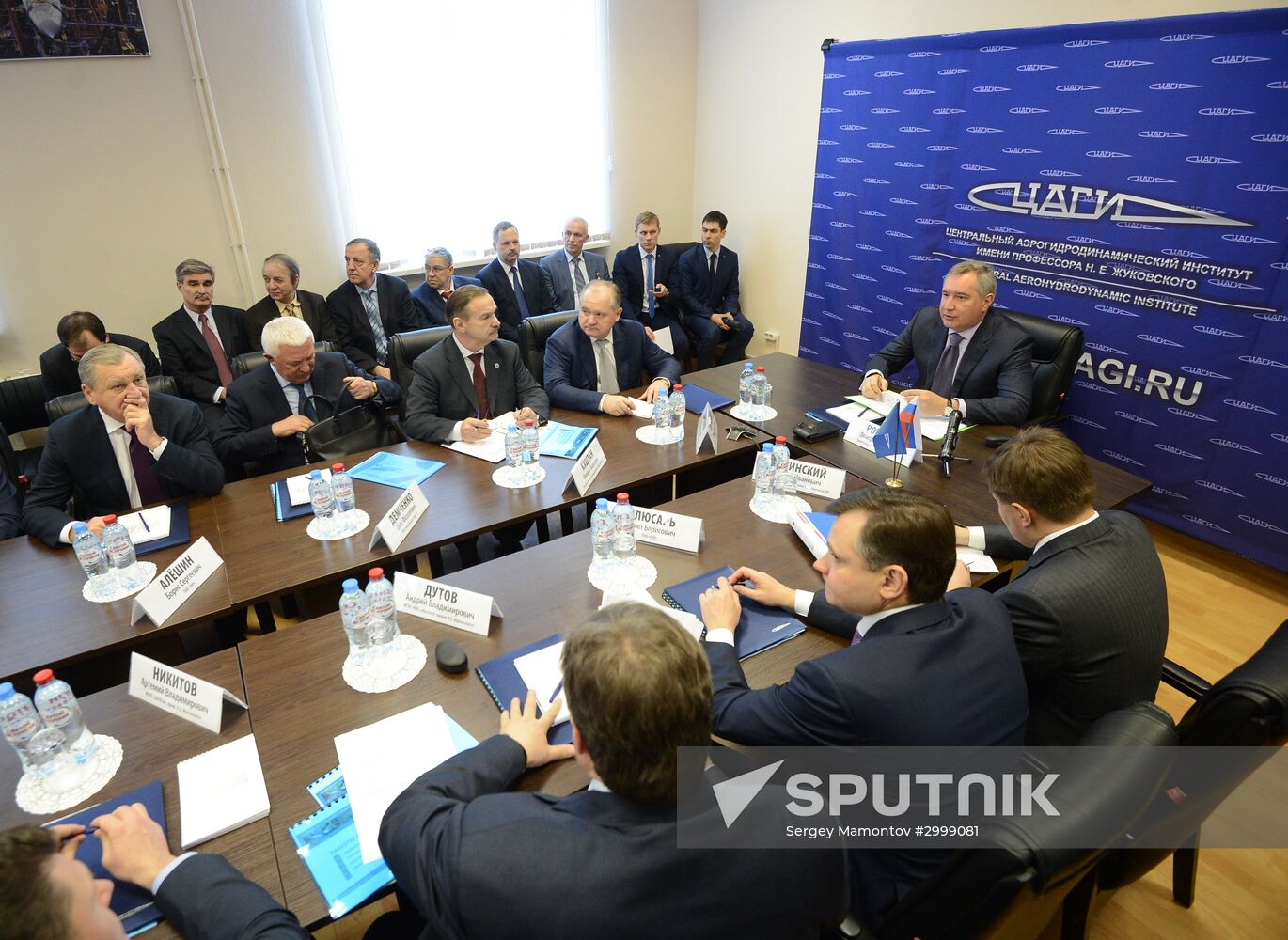 Deputy Prime Minister Dmitry Rogozin visits Central Aerohydrodynamic Institute