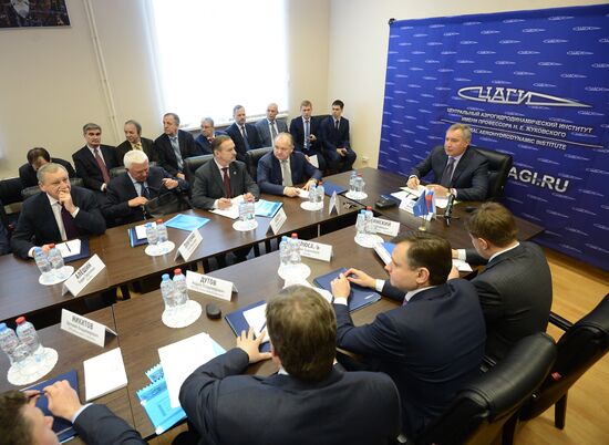 Deputy Prime Minister Dmitry Rogozin visits Central Aerohydrodynamic Institute