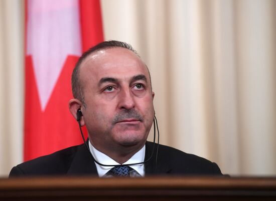 News conference by foreign ministers of Russia, Iran and Turkey