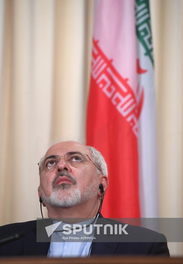 News conference by foreign ministers of Russia, Iran and Turkey