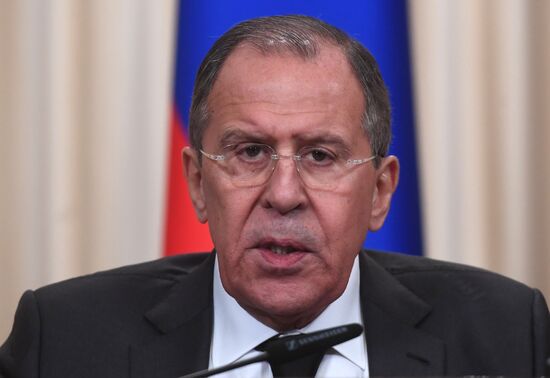 News conference by foreign ministers of Russia, Iran and Turkey