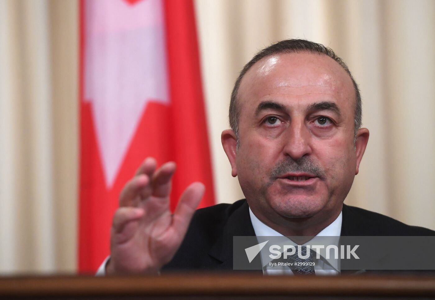 News conference by foreign ministers of Russia, Iran and Turkey