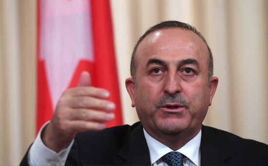 News conference by foreign ministers of Russia, Iran and Turkey