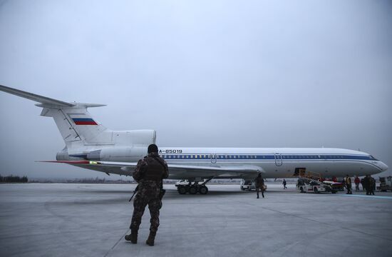 Farewell to Russian Ambassador Andrei Karlov in Ankara Airport