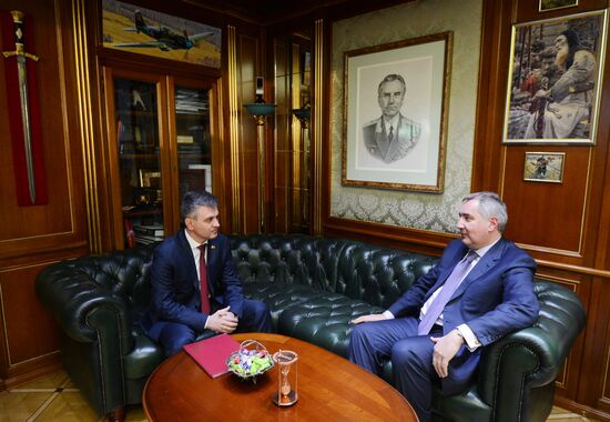 Deputy Prime Minister Dmitry Rogozin and Transnistria President Vadim Krasnoselsky meet in Moscow