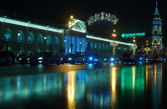 St. Petersburg on New Year's eve