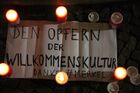 A sign at the Brandenburg Gate in Berlin during a memorial rally after a Christmas market terrorist attack. Location: Germany, Berlin. Author: Nikolay Filyakov/Sputnik. Scene of Berlin terror attack