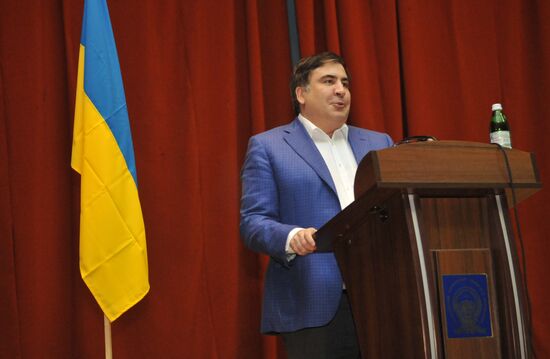 Mikheil Saakashvili's speech in Lvov