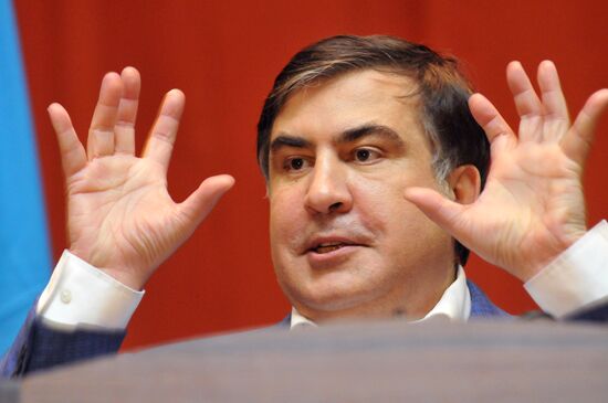 Mikheil Saakashvili's speech in Lvov