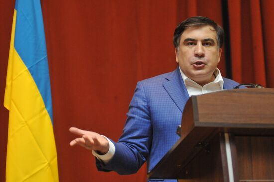 Mikheil Saakashvili's speech in Lvov