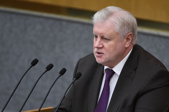 Last plenary meeting of State Duma fall session