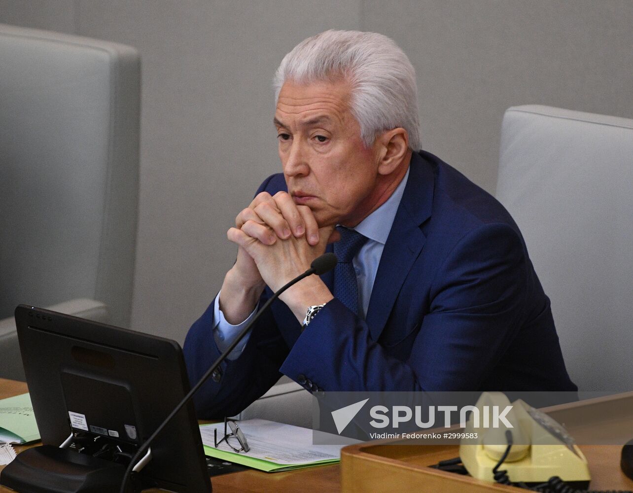 Last plenary meeting of State Duma fall session