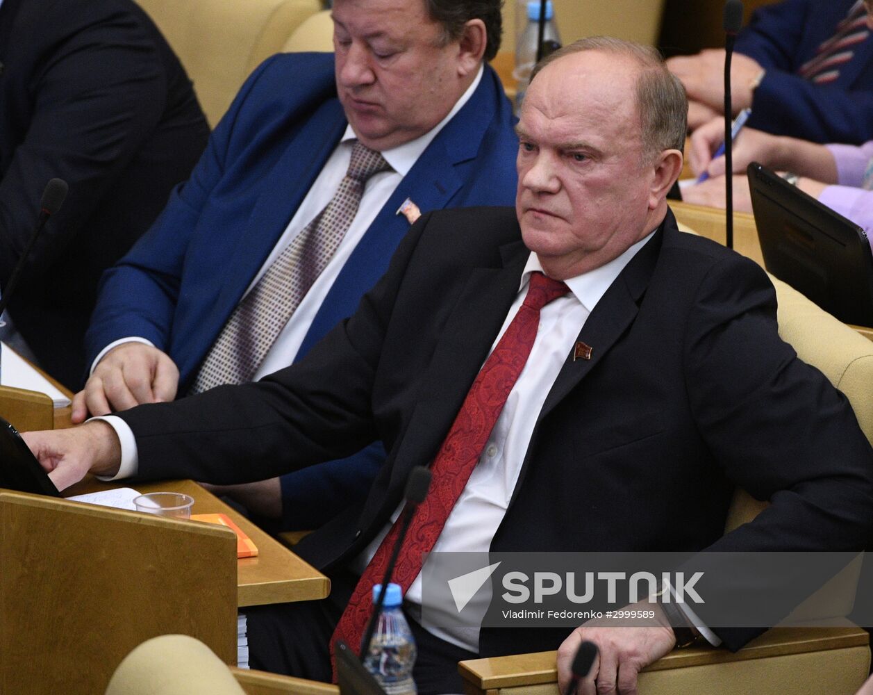 Last plenary meeting of State Duma fall session