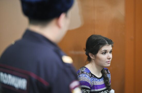 Varvara Karaulova's last plea at Moscow District Military Court
