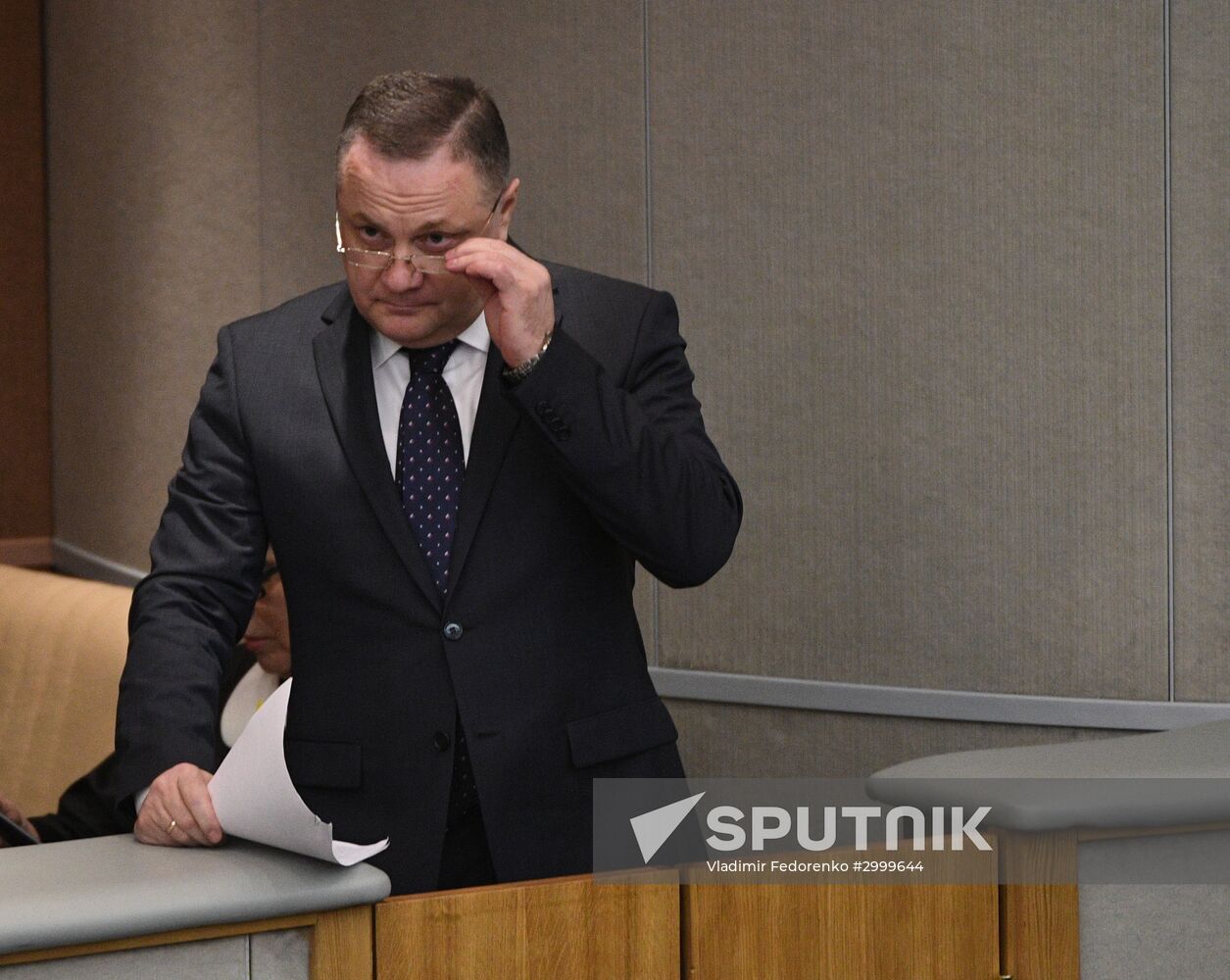 Last plenary meeting of State Duma fall session
