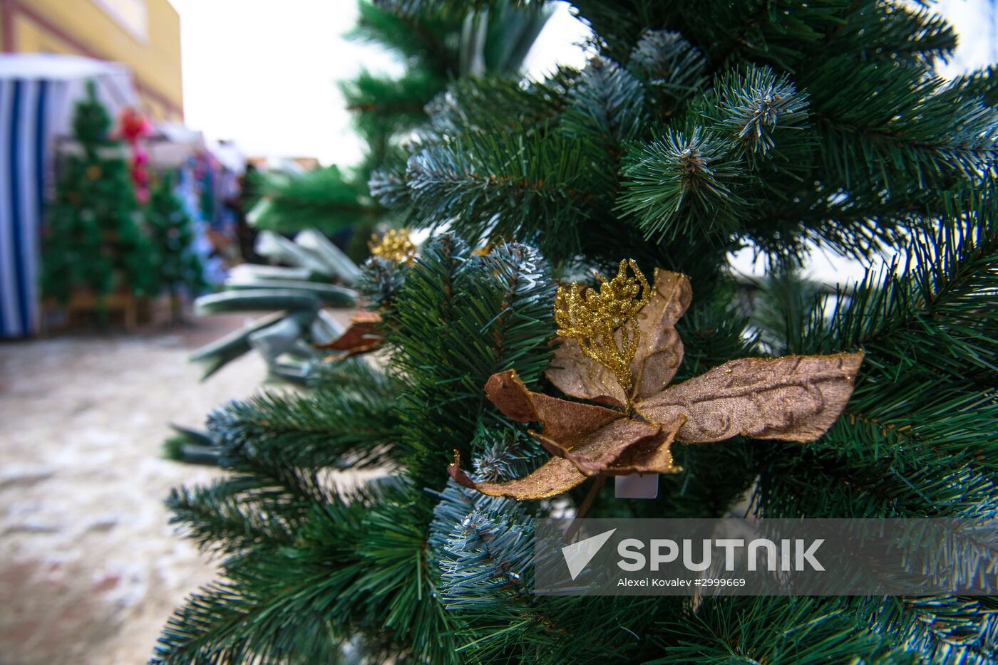 Christmas market in Tskhinval