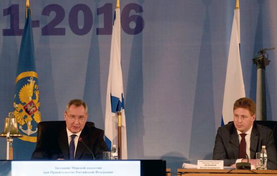 Meeting of Russian Government's Marine Board in Sevastopol