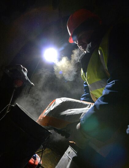 Tunnel renovation in Vladivostok