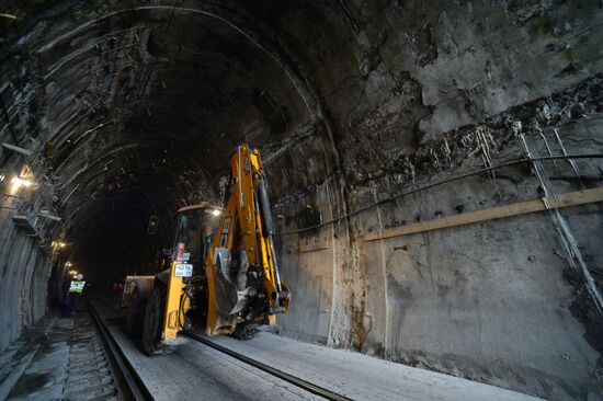 Tunnel renovation in Vladivostok