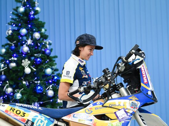 News conference on Moscow Police participation in Dakar Rally