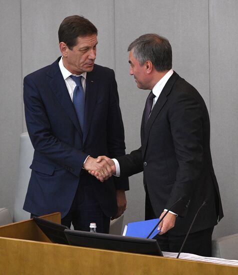 Last plenary meeting of State Duma fall session