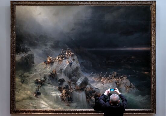 Opening of exhibition "Ivan Aivazovsky. The 200th Anniversary of the Artist's Birth" in St. Petersburg