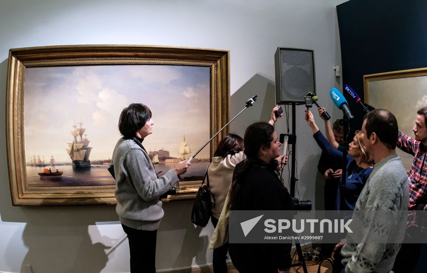 Opening of exhibition "Ivan Aivazovsky. The 200th Anniversary of the Artist's Birth" in St. Petersburg
