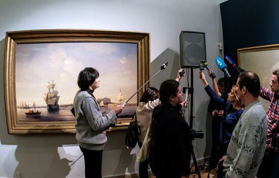 Opening of exhibition "Ivan Aivazovsky. The 200th Anniversary of the Artist's Birth" in St. Petersburg