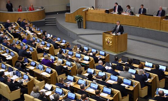 Last plenary meeting of State Duma fall session