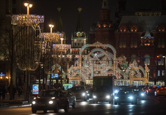 Moscow ahead of New Year