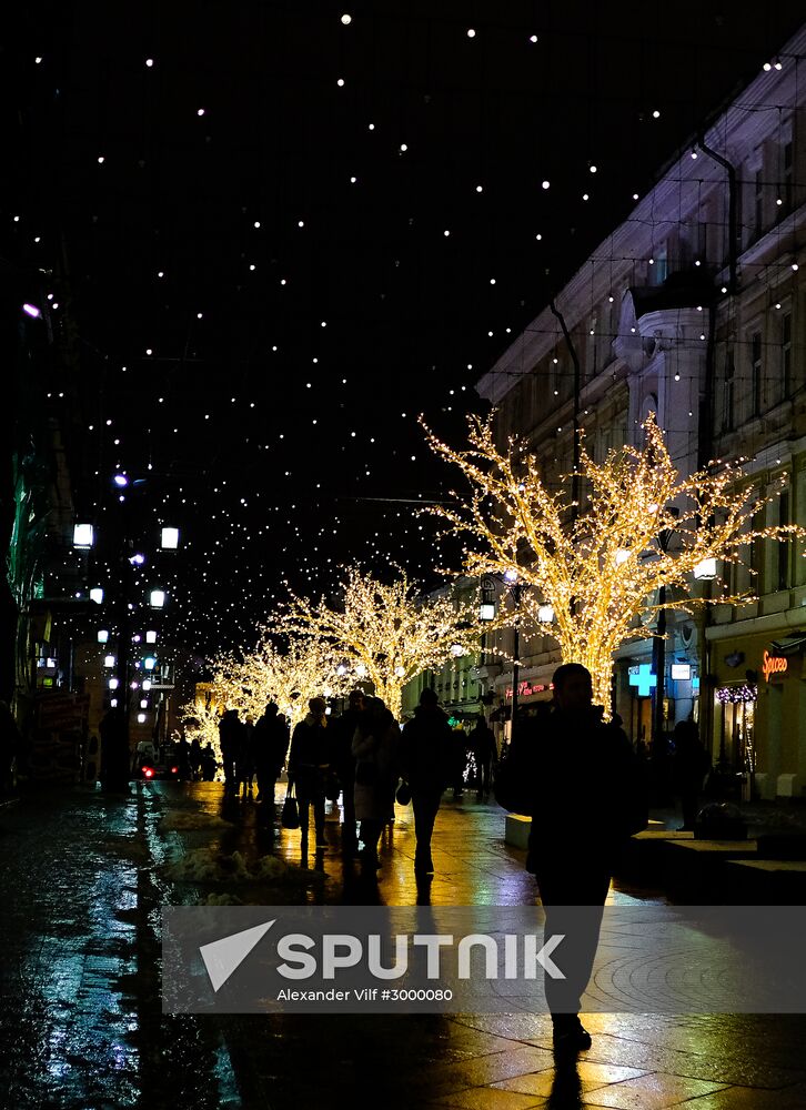 Moscow ahead of New Year