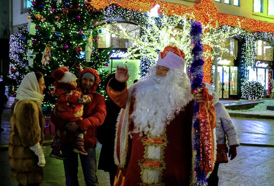 Moscow ahead of New Year