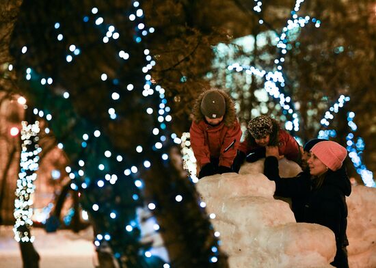 Moscow ahead of New Year