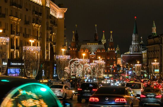 Moscow ahead of New Year