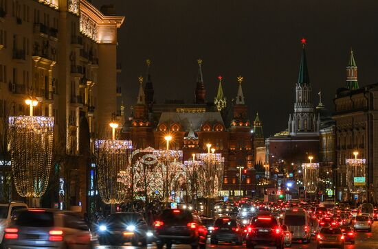 Moscow ahead of New Year