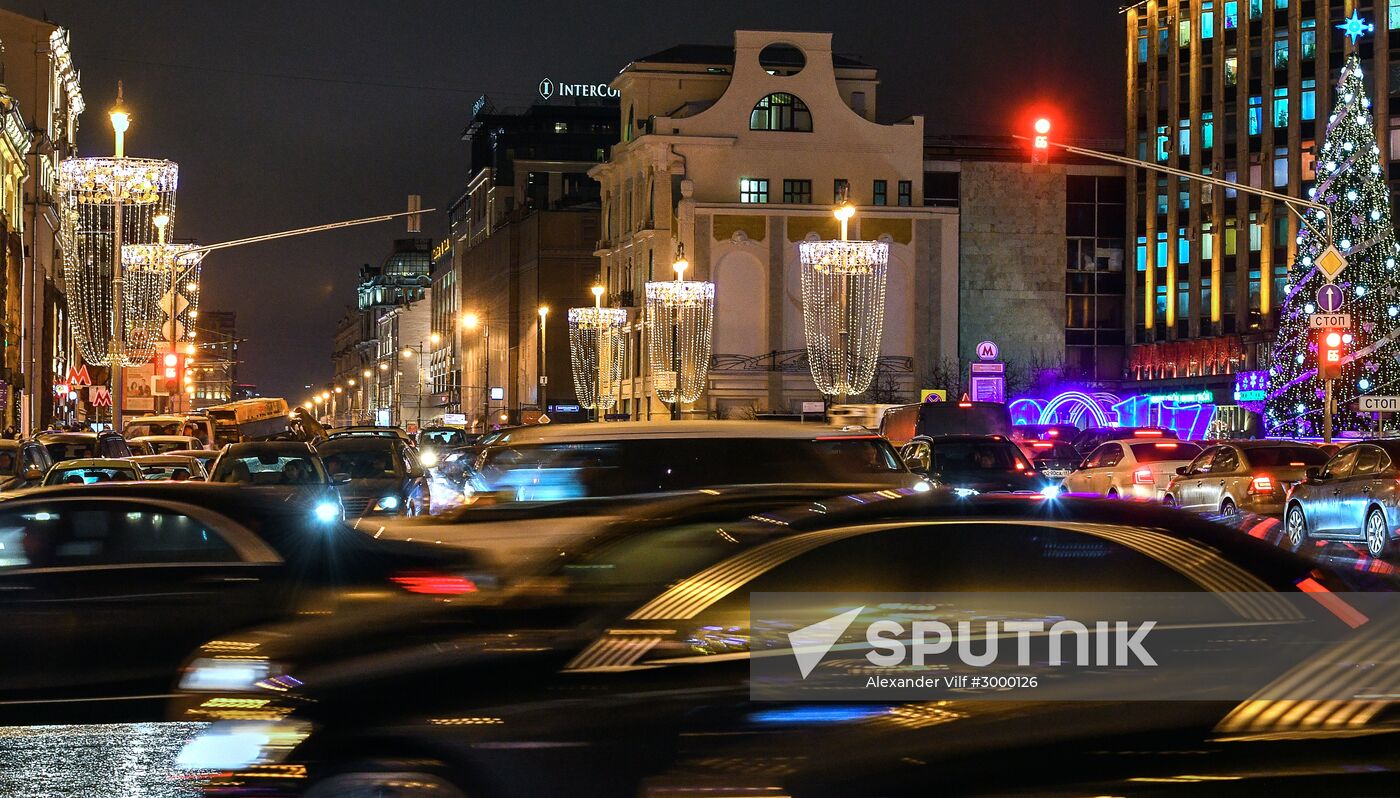 Moscow ahead of New Year