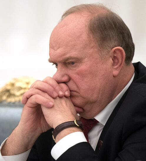 Vladimir Putin meets with Russian Federation Council and State Duma top officials