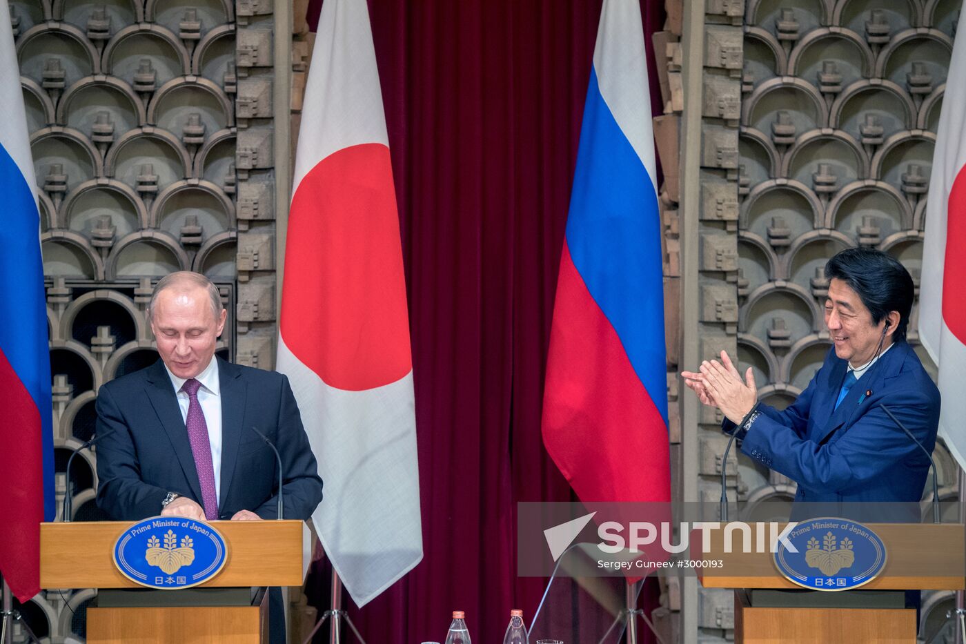 Russian President Vladimir Putin's official visit to Japan. Day Rwo