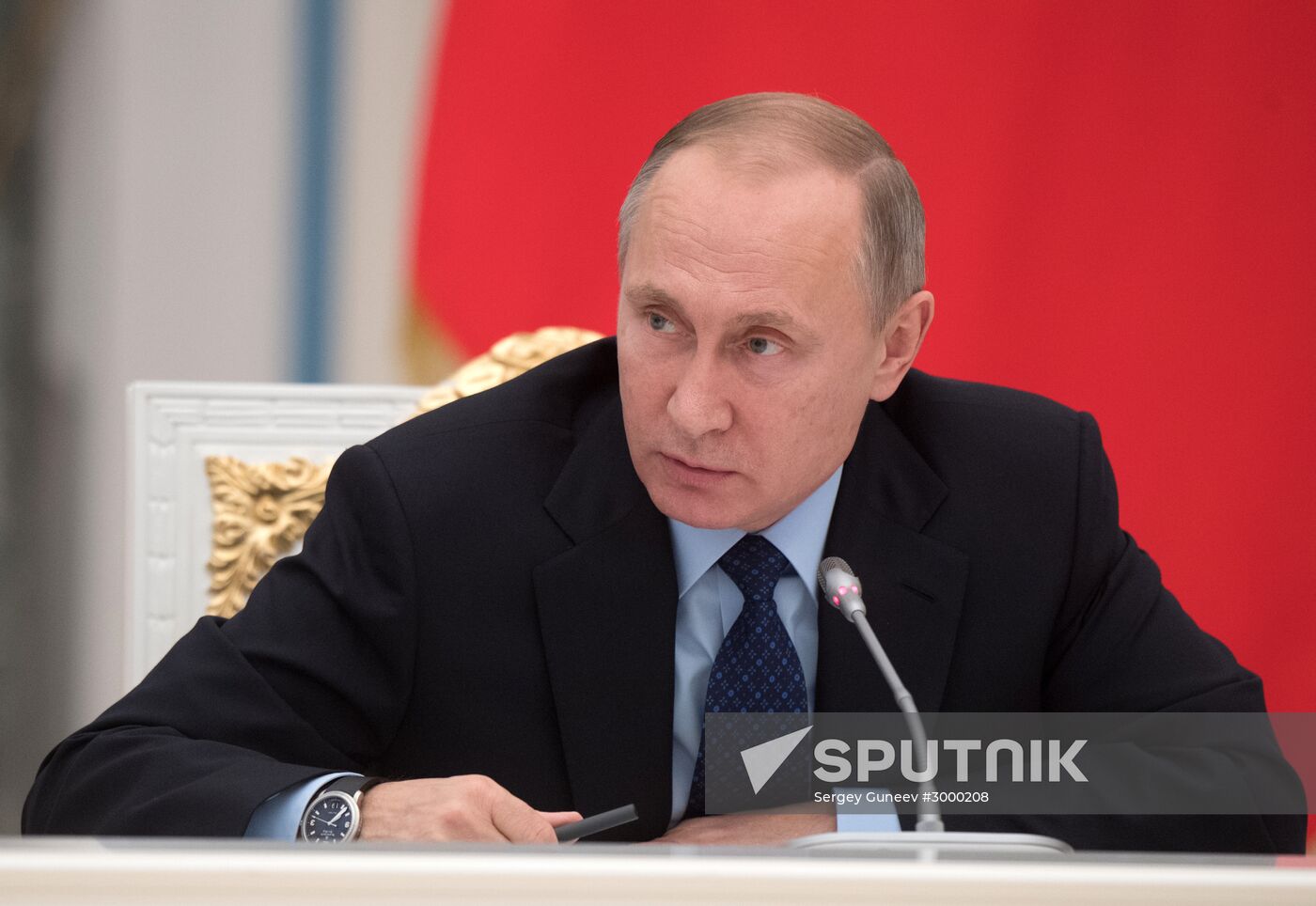 Vladimir Putin meets with Russian Federation Council and State Duma top officials