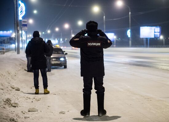 Unusial freeze-up in Omsk