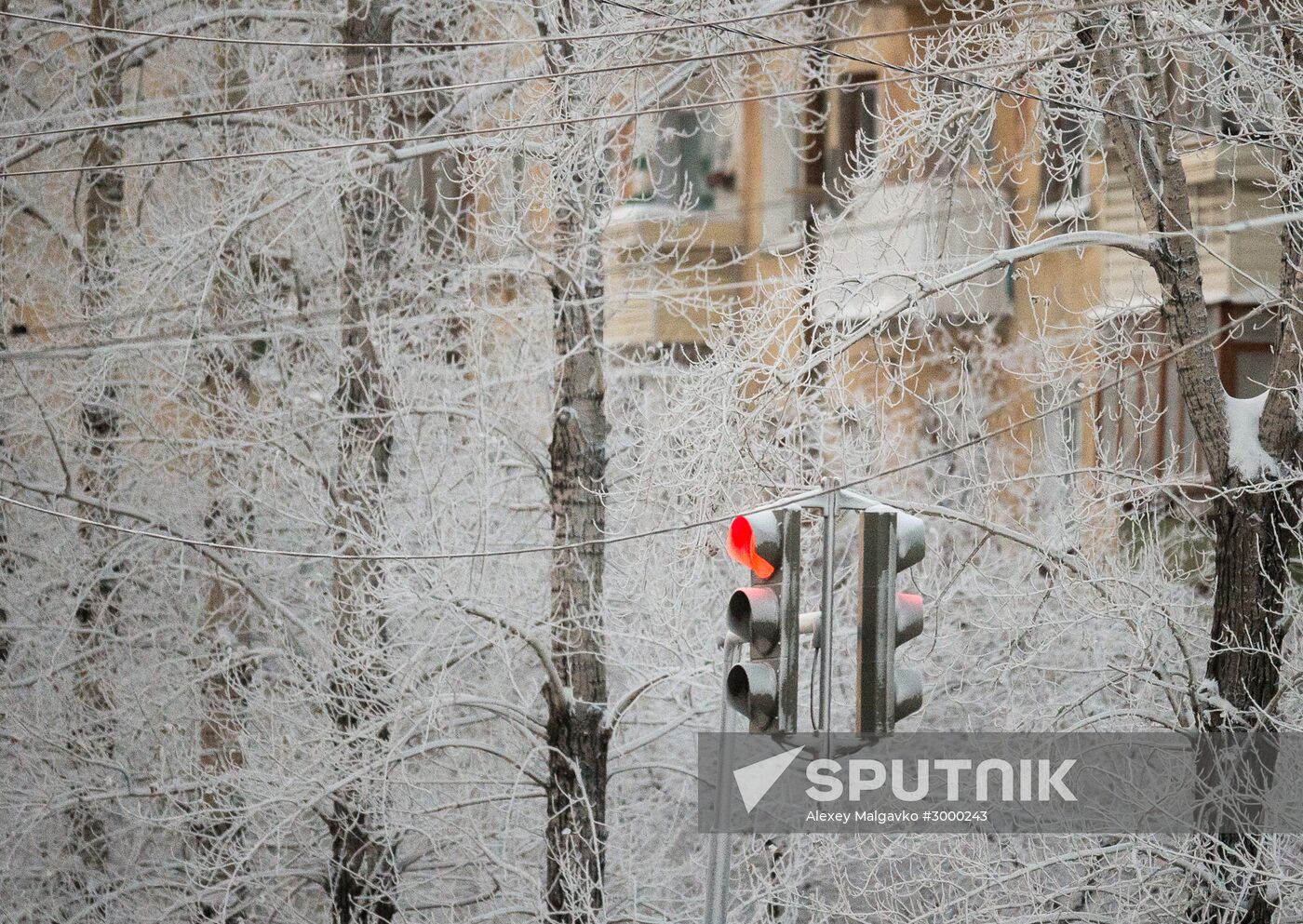 Unusial freeze-up in Omsk