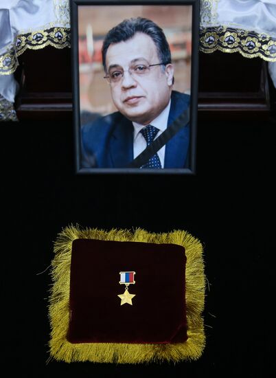 Funeral of Russian Ambassador to Turkey Andrei Karlov