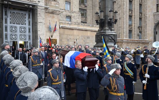 Funeral of Russian Ambassador to Turkey Andrei Karlov