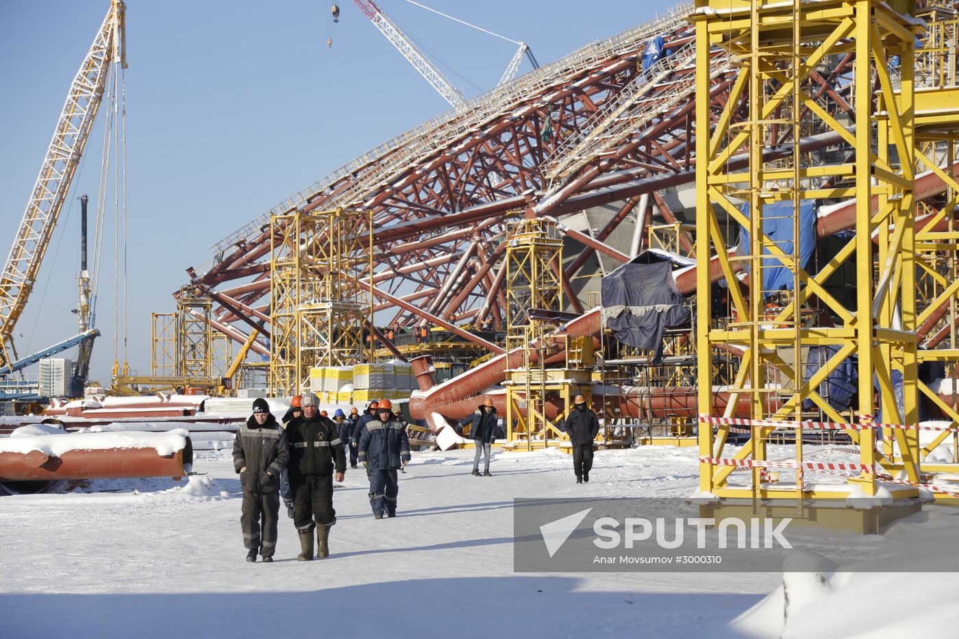 Samara Arena under construction